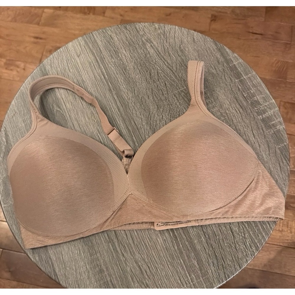 Olga 38C Beige Bra Lined No Wire